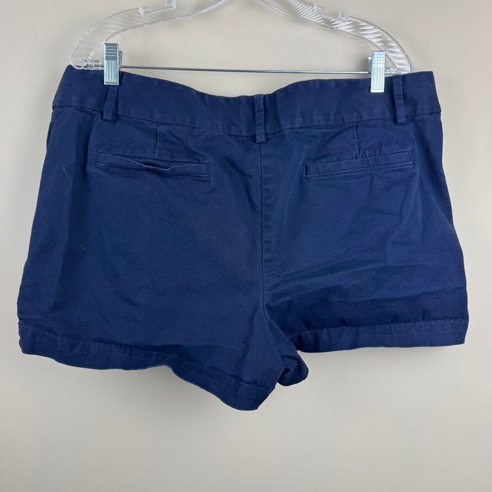 Loft The Riviera Short Navy Blue Chino Shorts Womens Size 16 - Picture 4 of 4